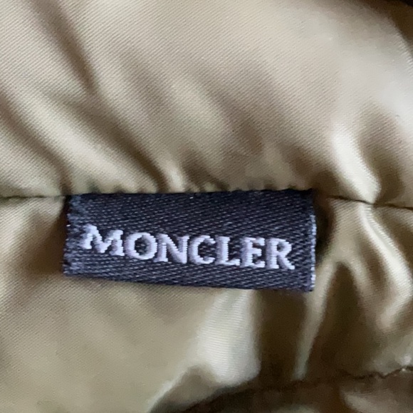 Moncler Olive Green Quilted Down Jacket Sz-0 - Picture 13 of 15